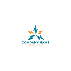 Obraz premium energy logo design vector with creative unique concept 