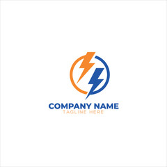 Technology light bulb - concept logo design. Digital creative idea sign.
