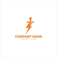 Obraz premium Energy logo. Lightning energy logo template. 
