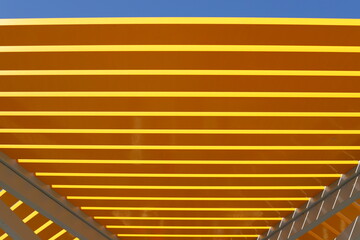 Architectural details close up. Abstract geometric background.