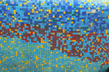 Architectural details close up. Abstract geometric background.