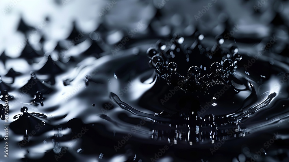 Poster description of magnetic particles within ferrofluids, colloidal liquids composed of nanoscale ferrom