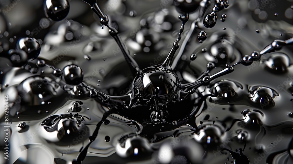 Poster description of magnetic particles within ferrofluids, colloidal liquids composed of nanoscale ferrom