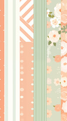 Image Abstract, Geomatic, Floral, Pattern Style, For Background, Wallpaper, Desktop Background, Smartphone Cell Phone Case, Computer Screen, Cell Phone Screen, Smartphone Screen, 9:16 Format - PNG