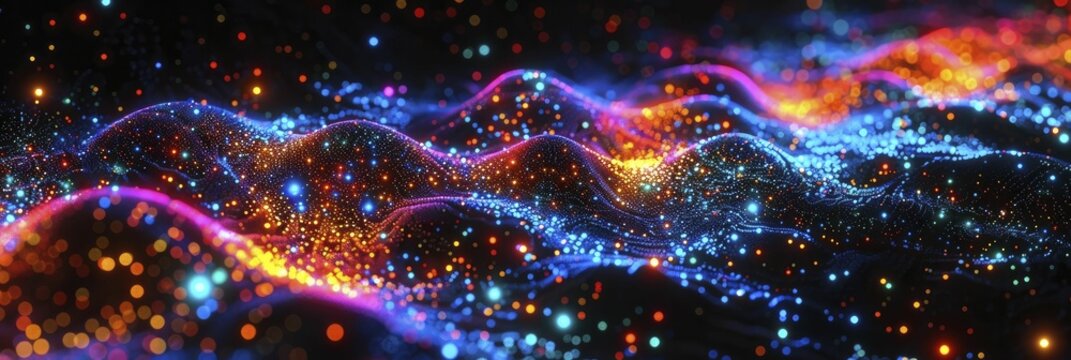 Interactive global network animation with highlighted active connections, for software development tutorials.