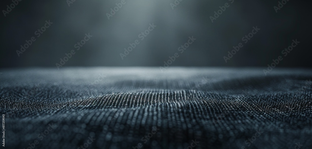 Poster a closeup of the empty table top, illuminated by soft light from above against a dark background cre