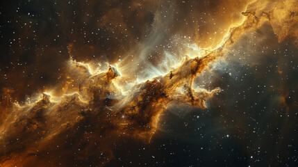 Stunning Macro Photo Captures Intricate Details of a Cosmic Dust Cloud in Space