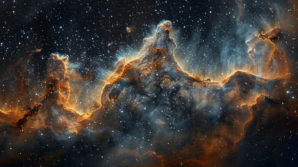 Stunning Macro Photo Captures Intricate Details of a Cosmic Dust Cloud in Space