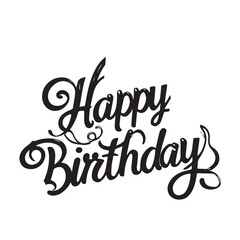 Happy birthday transparent Text Effect Design download Free.