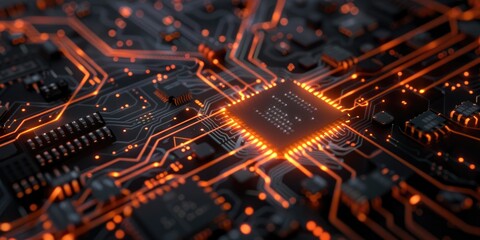 Circuit board background