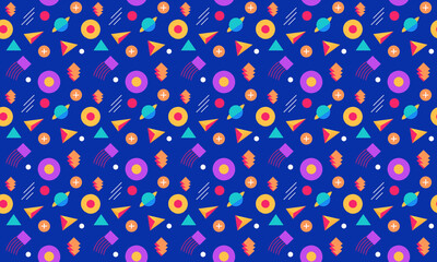 Kinetic Tangible Design Seamless Pattern Wallpaper Background