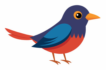 pippin bird cartoon vector illustration