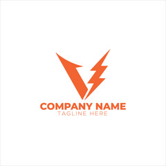 lightning thunderbolt electricity gear vector logo design
