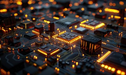 Circuit board background