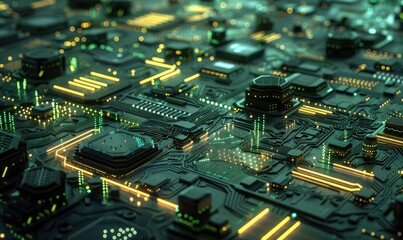 Circuit board background