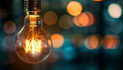 Artistic image of a lighbulb