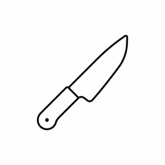 kitchen knife cut object icon