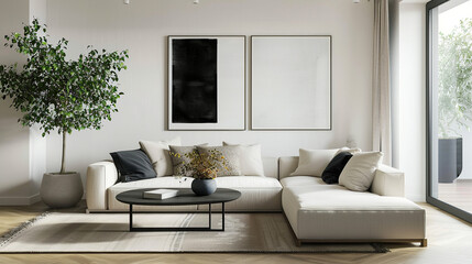 Modern living room interior 