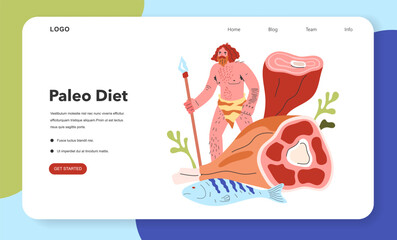 Dietary Trends. Flat Vector Illustration