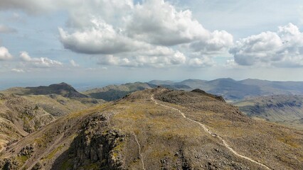 Mountains in the Lake District National Park, England	