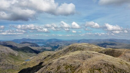 Mountains in the Lake District National Park, England	