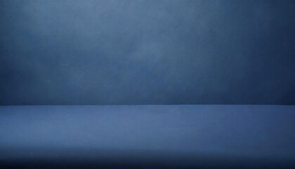 Pastel navy room. A dark blue space with depth. Plain material. layout.