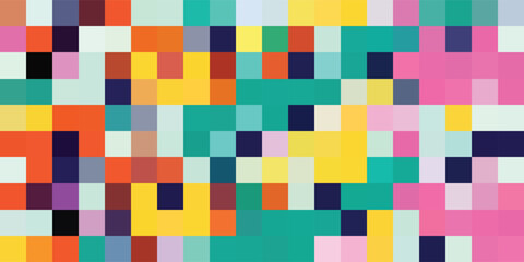 Digital Pixel Explosion. Abstract Virtual Cyber Space Data Flow. Halftone Pixel Effect Round Explosion. Vector Illustration.