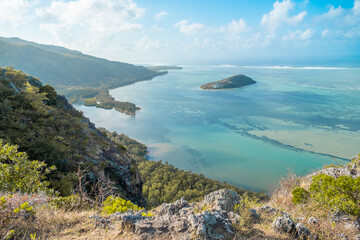 Views during the Le Morne Brabant Hike - the highest point of Mauritius