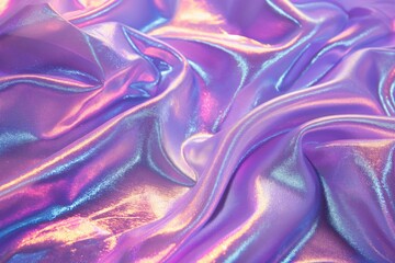 Obraz premium a purple and blue holographic fabric