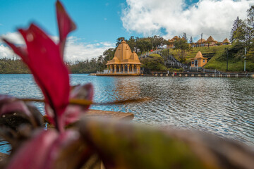 Ganga Talao or Grand Bassin in Mauritius - the biggest hundu temple outside of India