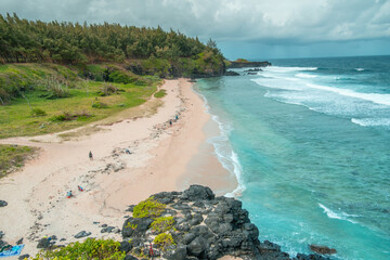 Gris gris beach in Mauritius