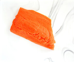 Coho salmon filet