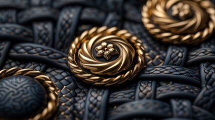 celtic knot design, classic celtic knot designs in shimmering gold, infusing modern pieces with elegance and heritage