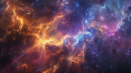Mystical Photo of a Nebula's Enigmatic Beauty Capturing the Mysteries and Wonders of Deep Space in Stunning Detail