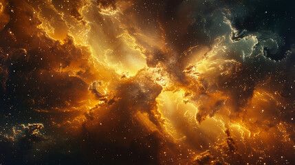 Fototapeta premium Mystical Photo of a Nebula's Enigmatic Beauty Capturing the Mysteries and Wonders of Deep Space in Stunning Detail