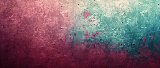 Obraz premium burgundy aqua chocolate color retro gradient background with grain texture