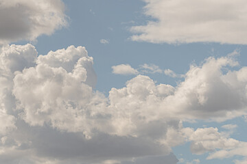 Grey clouds in the sky. Cloudy days 