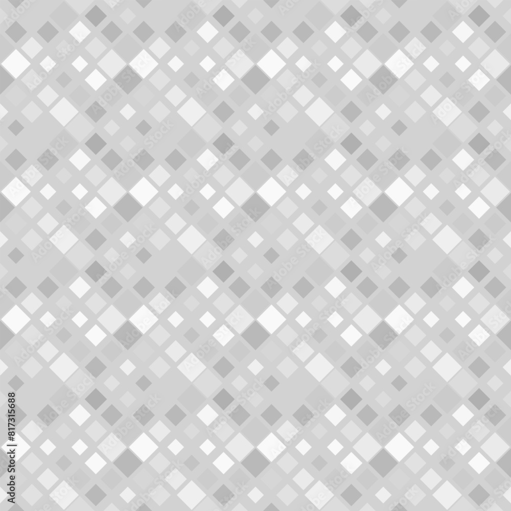 Poster square pattern background - abstract gray vector design from diagonal squares