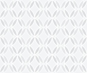 Seamless pattern with artistic floral ornamental lines. Flourish geometric minimal retro backdrop. Lines petals. Good for fabric, textile, wallpaper or package background design