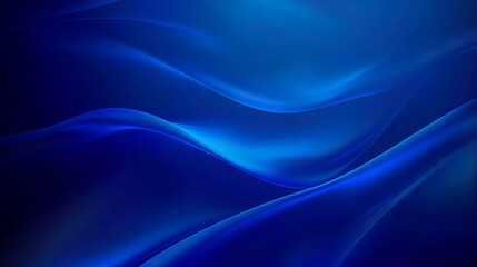 A blue background with wavy lines.