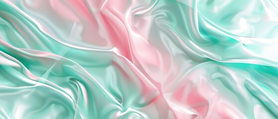 Obraz premium modern futuristic emerald coral mint blue white abstract background for presentation design banner and business card