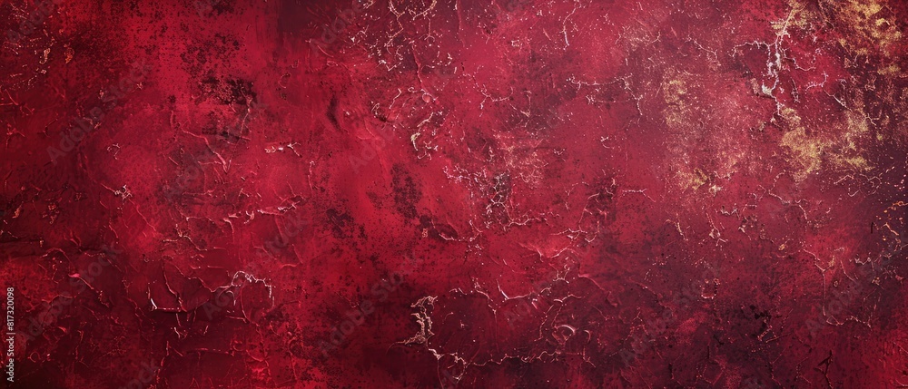 Poster old burgundy red background texture grunge design in vintage christmas color with soft marbled patte