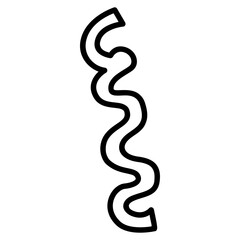 Naklejka premium Squiggle