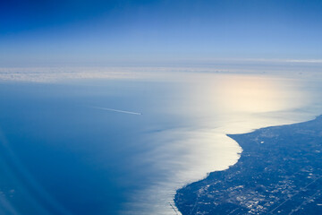 blue sky and sea