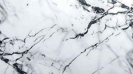Obraz premium White marble texture with gray veins.