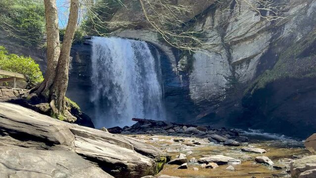 Looking Glass Falls near Asheville North Carolina