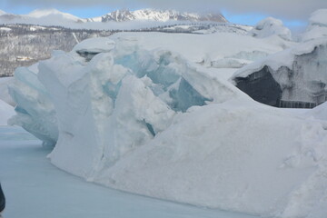 Glaciar Matanuska, Alaska.