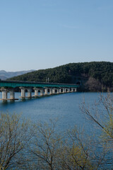 Scenic View of Bridge Over Calm River