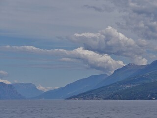 Berge am Gardasee Italien