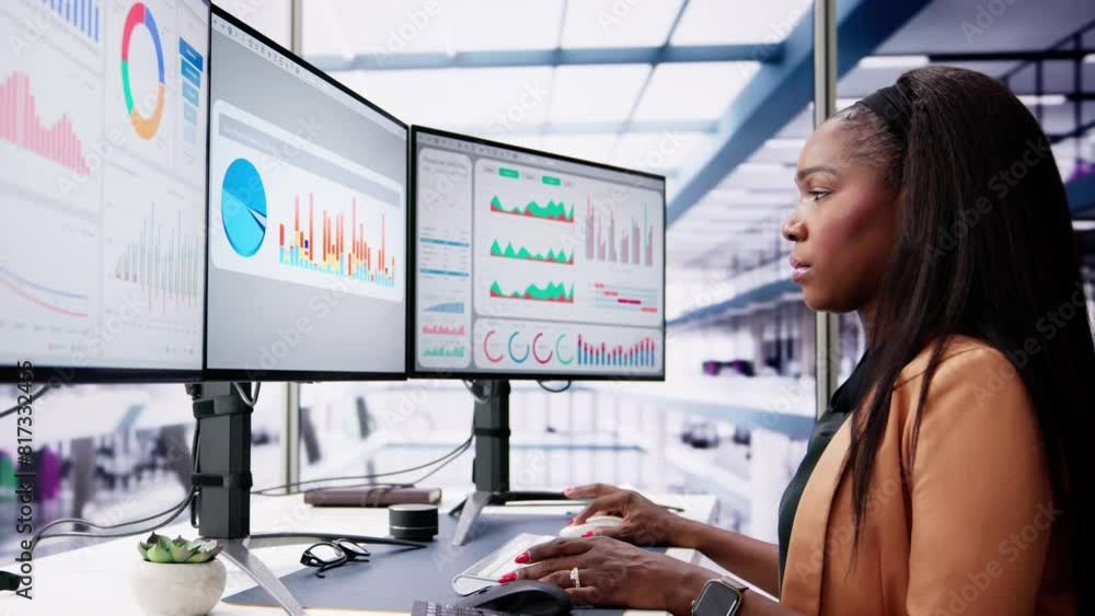 Aufkleber Data Analyst Using Data Analytics KPI